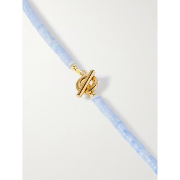 Jennifer Behr "Makana Necklace" in "Blue Calcedony" - Picture 3 of 8